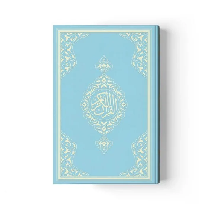 2 Renkli Orta Boy KurAn-I Kerim (Miklepsiz) Mavi
