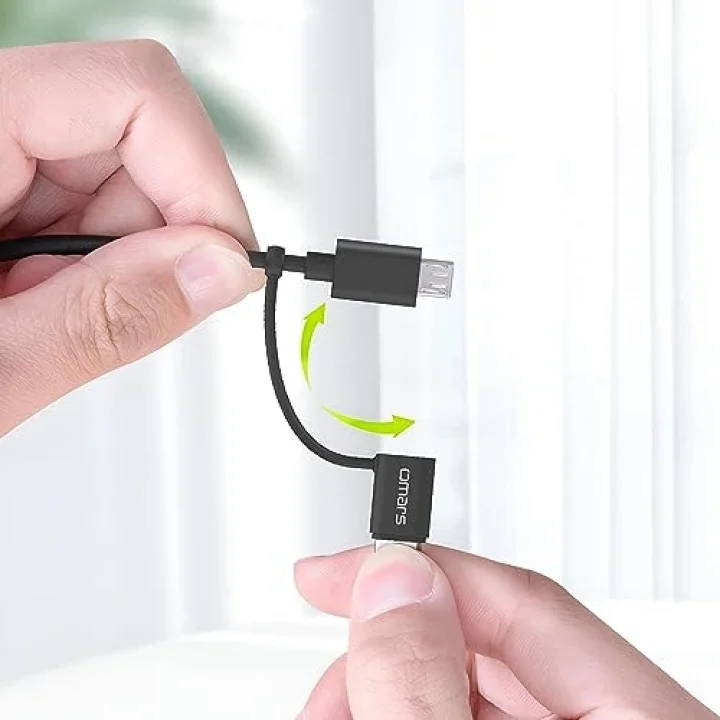 2si 1 Arada Type-C Micro USB Şarj ve Data Kablosu 1.2 Metre