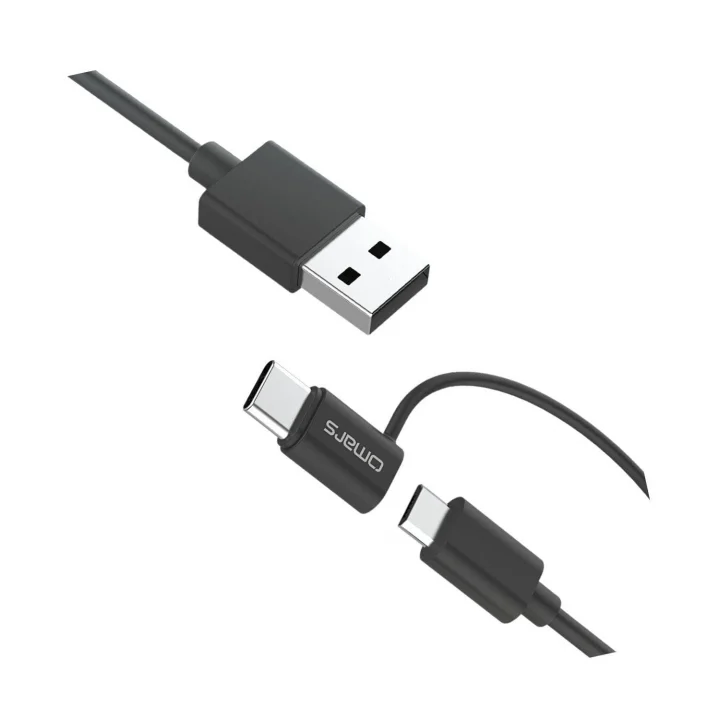 2si 1 Arada Type-C Micro USB Şarj ve Data Kablosu 1.2 Metre