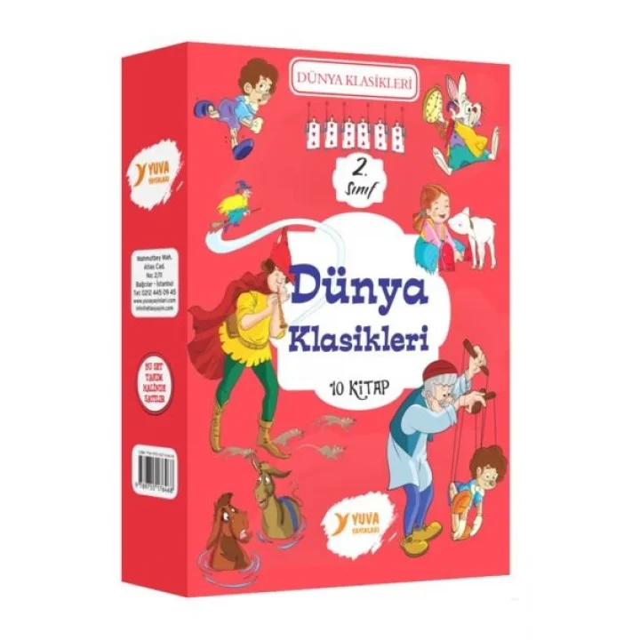 2. Sınıf Dünya Klasikleri - 10 Kitap Takım