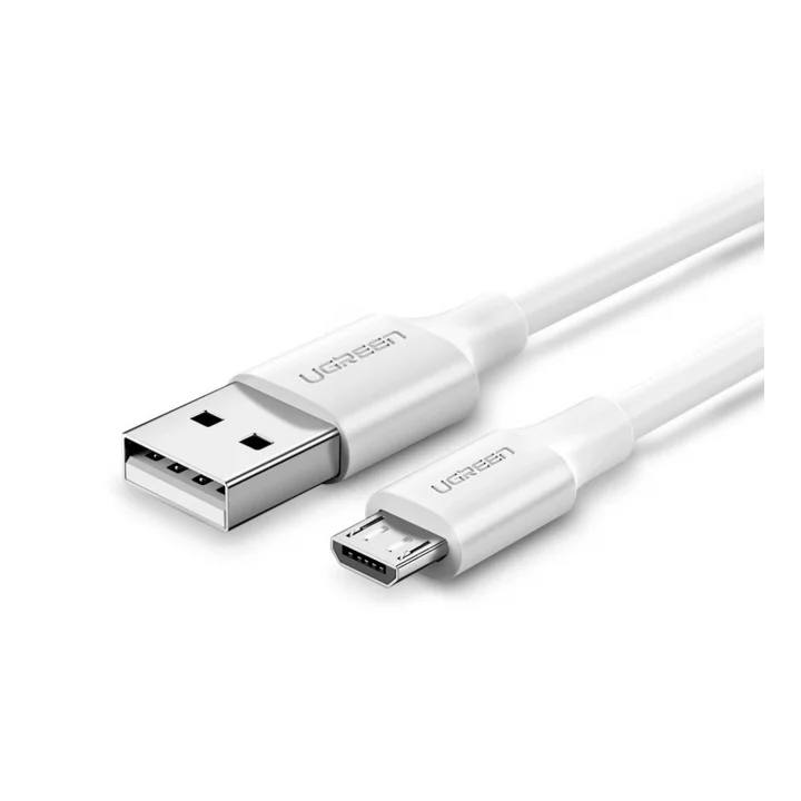 2.0 A USB-A & Micro-USB Data ve Şarj Kablosu, 50 Santimetre, Beyaz, 60140