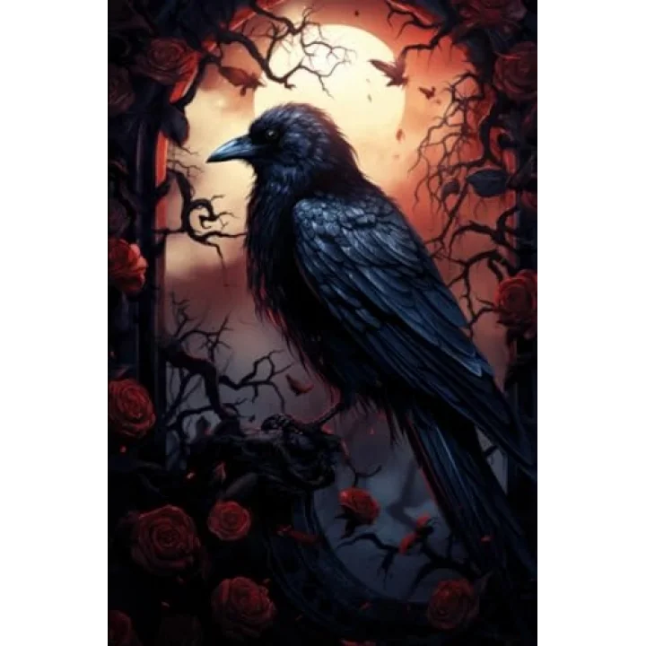 2024 Weekly Planner: Gothic Raven Black: (January 1, 2024 till December 31, 2024). Plan, Set Goals, Overviews of your Month and Year.