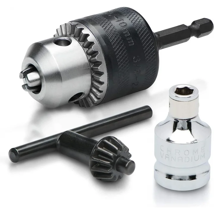 ® 20754 bir 3/8 CHUCK dönüştürücü, Quick Change şaftlı sürücüler için | 1/2 adaptör dahil