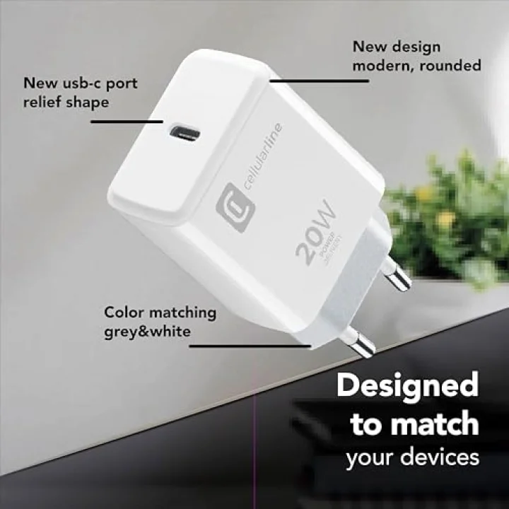 20W Şarj Adaptörü (iPhone 8 ve Üstü ile Uyumlu, USB-C, 4A, 20W)