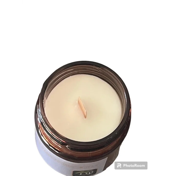 210 ml Paçuli ve rosemary Kokulu Kavanoz Mum