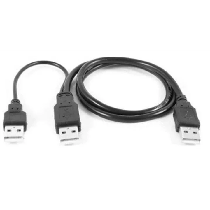 2249 Usb 70 Cm Y Kablo Harici HDD Hard Disk Power Data Kablosu USB 2.0 Y Kablo Harici HDD Hard Disk Power & Data Kablosu