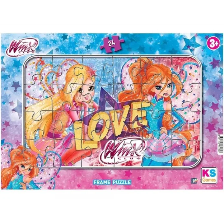 24 Parça Winx Frame Puzzle