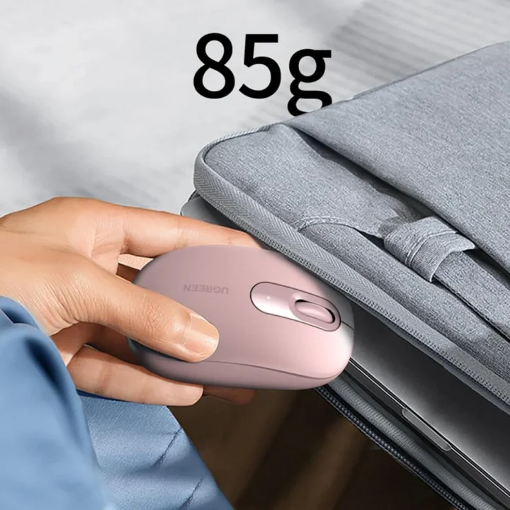 2400DPI 2.4Ghz Wireless Kablosuz Sessiz Mouse Pembe