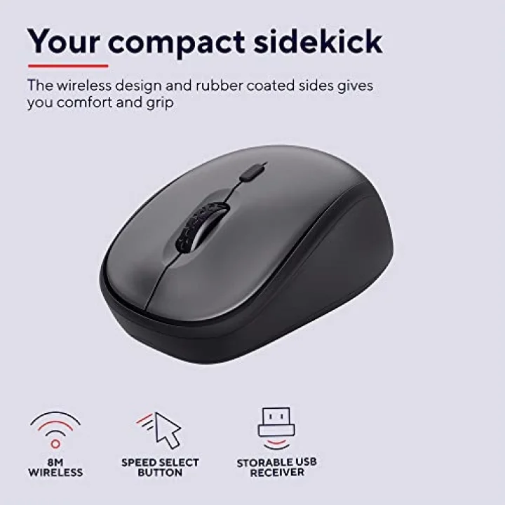 24549 YVI+ Sessiz Kablosuz Mouse - Siyah