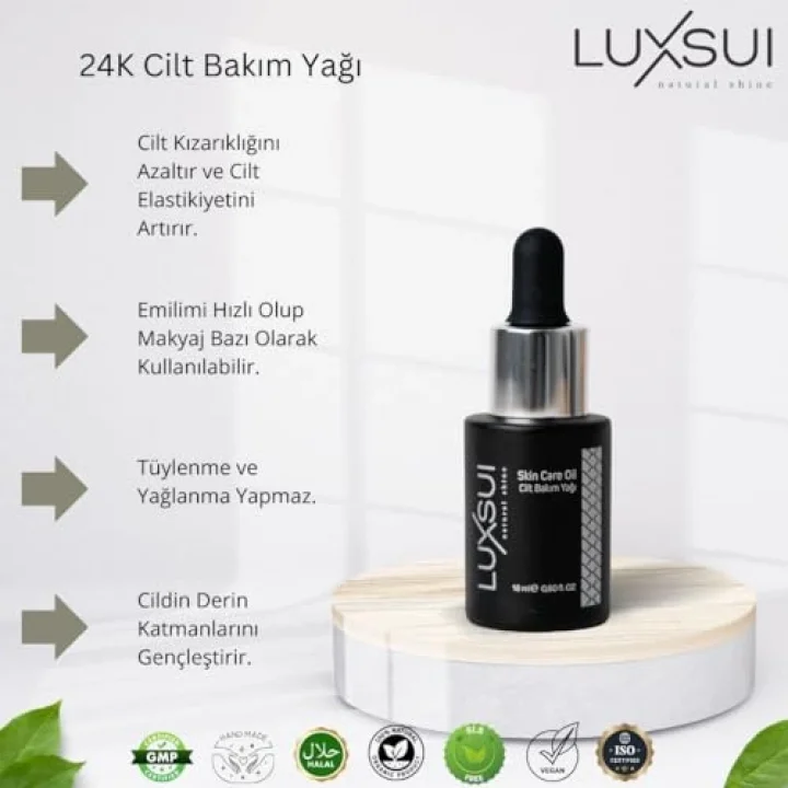 24k Cilt Bakım Yağı 18 ml