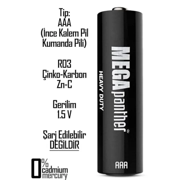 24lü Set (12 AA + 12 AAA) İnce ve Kalın Kalem Pil Kumanda Pili Saat Pili Zn-C 1.5V