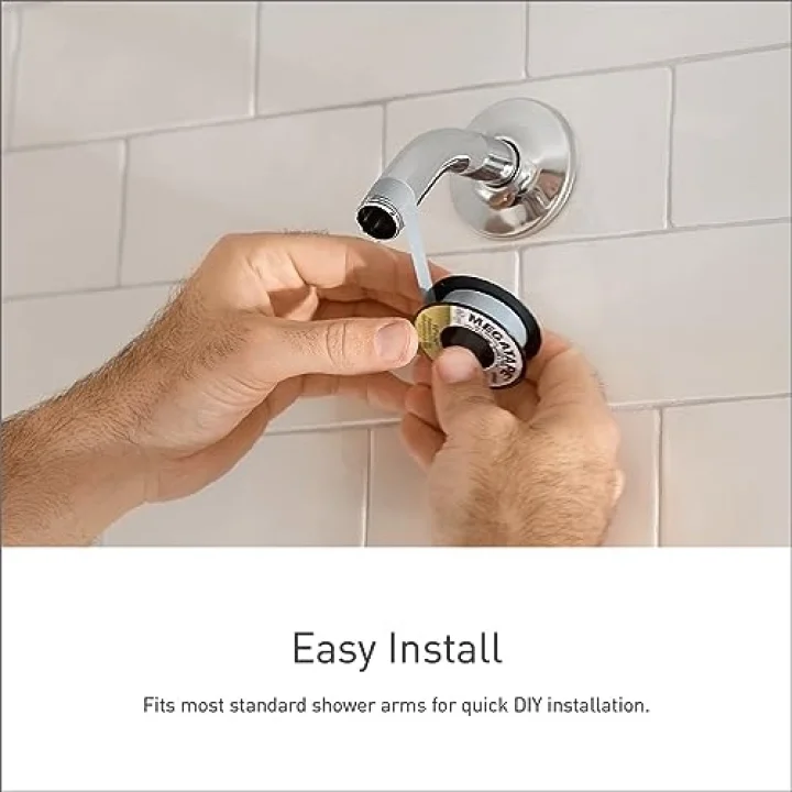 (2.5 gpm, Chrome) - S6345 Velocity Two-Function 20cm - 1.3cm Diameter Spray Rainshower Showerhead, Chrome