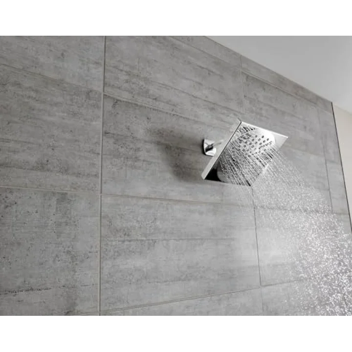 (2.5 gpm, Chrome) - S6345 Velocity Two-Function 20cm - 1.3cm Diameter Spray Rainshower Showerhead, Chrome