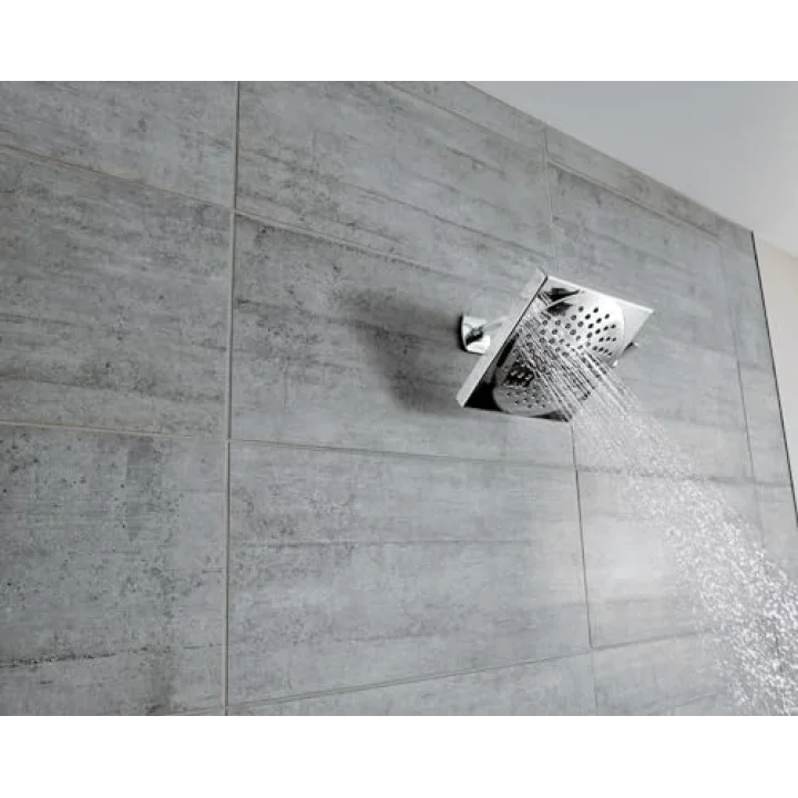 (2.5 gpm, Chrome) - S6345 Velocity Two-Function 20cm - 1.3cm Diameter Spray Rainshower Showerhead, Chrome