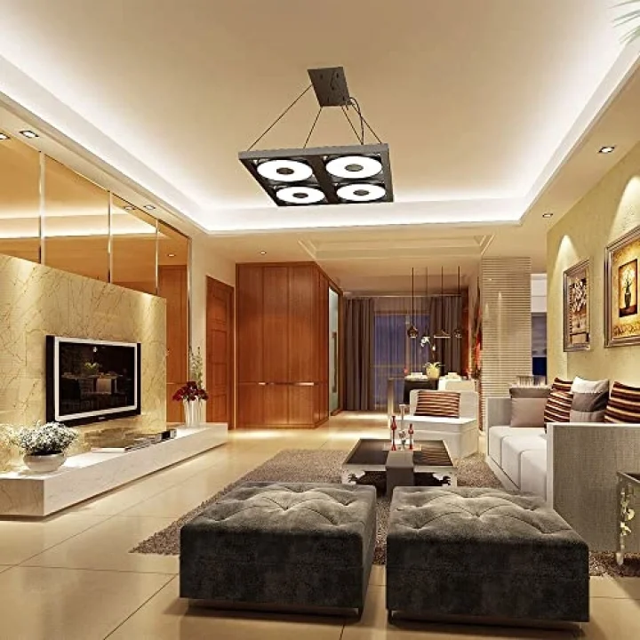 25 Metre Şerit LED Günışığı Renk + 12v 33 Amper 400 Watt LED Trafo - 3 Dirençli Double Pcb - Oturma Odası, Yatak Odası ve Mutfak için Gizli Aydınlatma