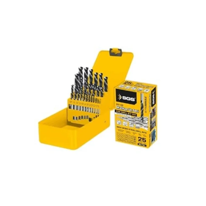 25 PARÇA HSS MATKAP UÇ SETİ SGS1420