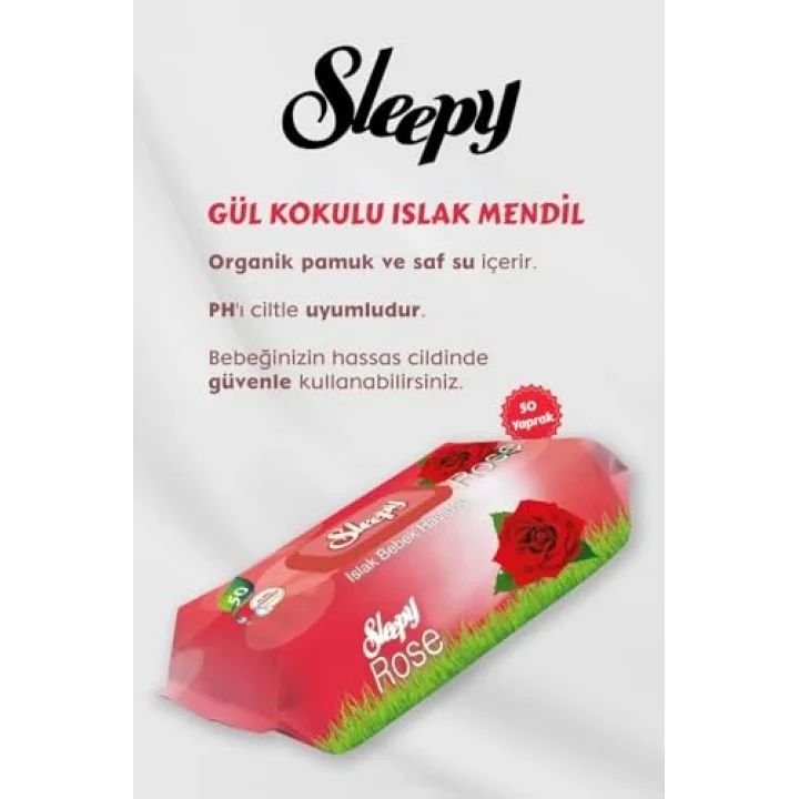 250 Adet Gül Kokulu Islak Havlu, Sakura Oda Kokusu Hediyeli