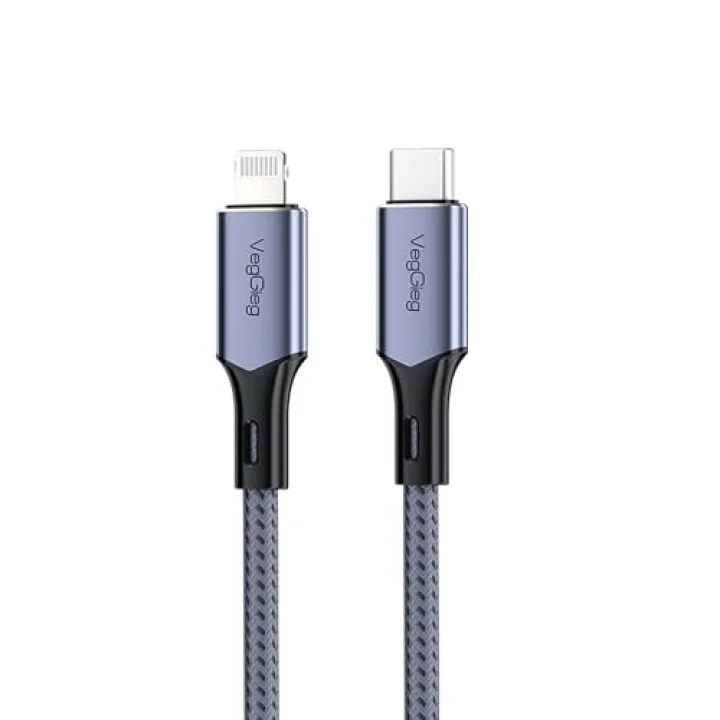 27W 3A USB Type-C to Lightning iPhone iPad Hızlı Şarj ve Data Kablosu 1.2 Metre