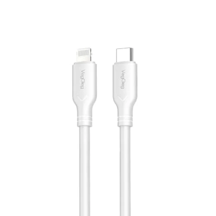 27W Type-C to Lightning iPhone iPad ile Uyumlu PD Hızlı Şarj ve Data Kablosu 1.2 Metre