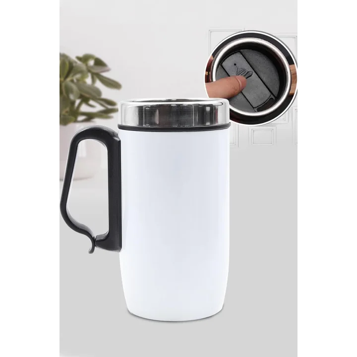 280 ML Kulplu Çelik Bardak Termos