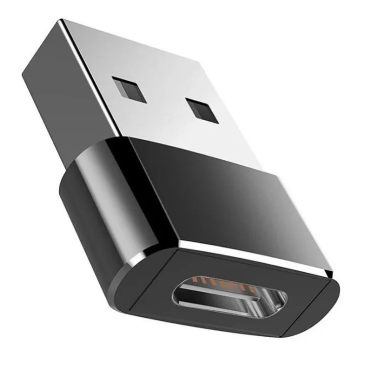 2944 USB 3.0 To Type-C Şarj Data Çevirici Dönüştürücü Adaptör - Dişi USBden Type-C Soketine Çevirir - İki Ucu Type-C Olan Kablo İle Standart USB Üzerinden Şarj Edilir (1)