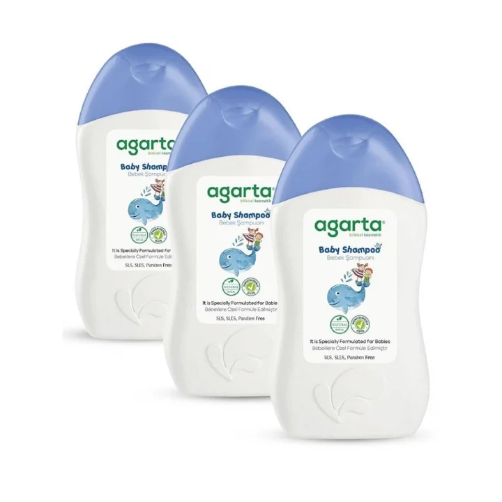3 Adet Doğal Erkek Bebek Şampuanı 400 ml