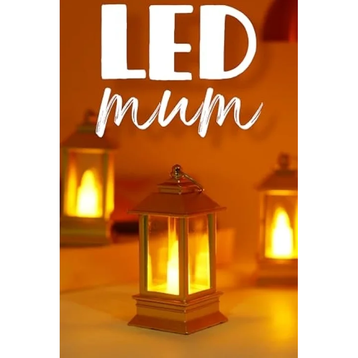 3 ADET Led Mum Mini Dörtgen Tip Pil Dahil Dumansız Alev Ledli Yapay Dekoratif Mum Işığı ALTIN PT434