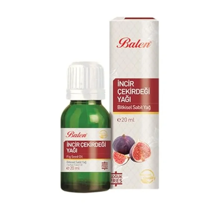 3 Kutu Balen İncir Çekirdeği Yağı 20 ml incir yağı