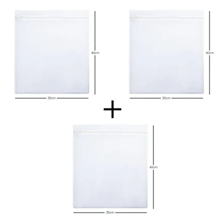 3lü Beyaz Renk Ayakkabı Yıkama Filesi Set