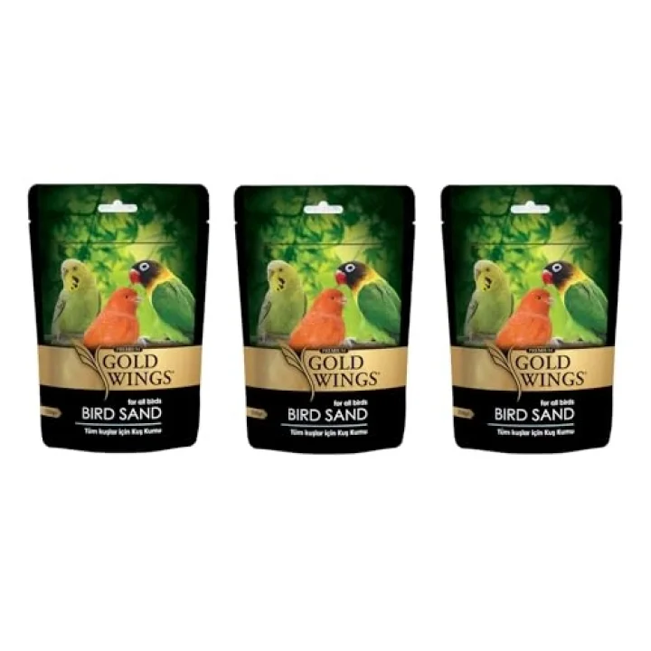 3lü Gold Wings Premium Kuş Kumu 250 gr