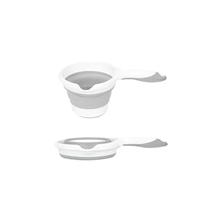 3lü SET Soft Bebek Banyo Küveti & Katlanır Su Kovası Maşrapa Set