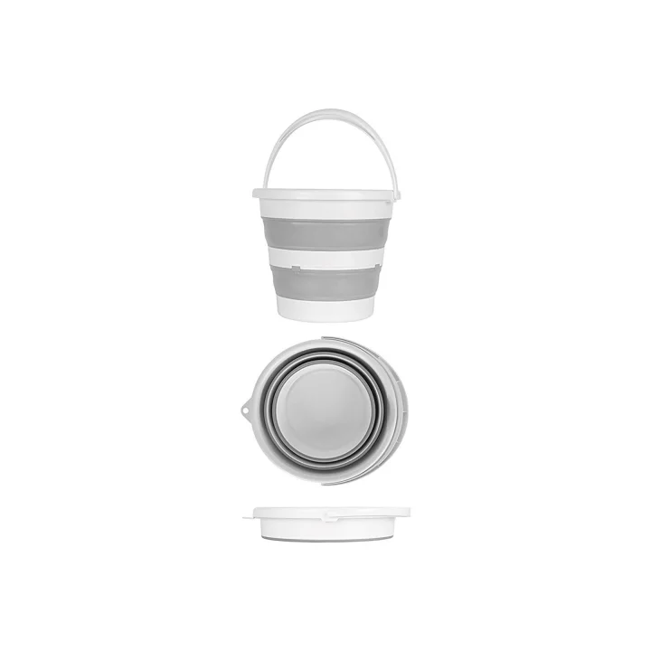3lü SET Soft Bebek Banyo Küveti & Katlanır Su Kovası Maşrapa Set