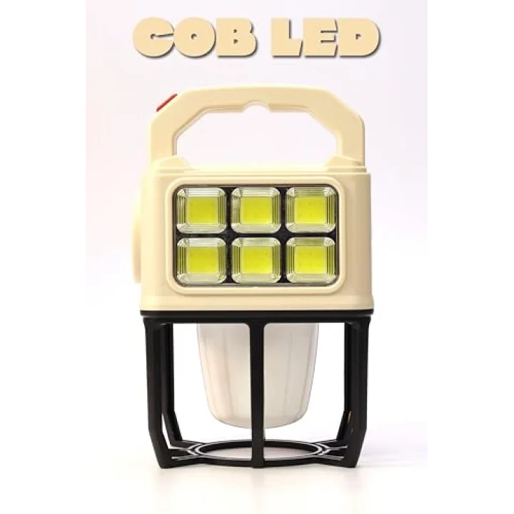 3 MODLU Şarjlı Kamp Lambası Solarlı 20 WATT LED Işık El Feneri Portatif Işıldak Gece Lamba PR9802B