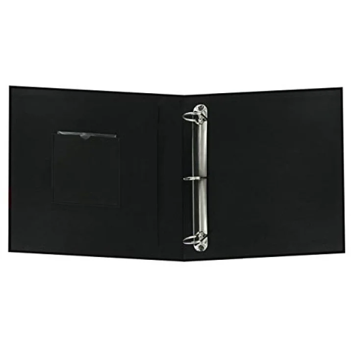 3-Ring Fabric 8.5X11-Black -T811CBF-BK