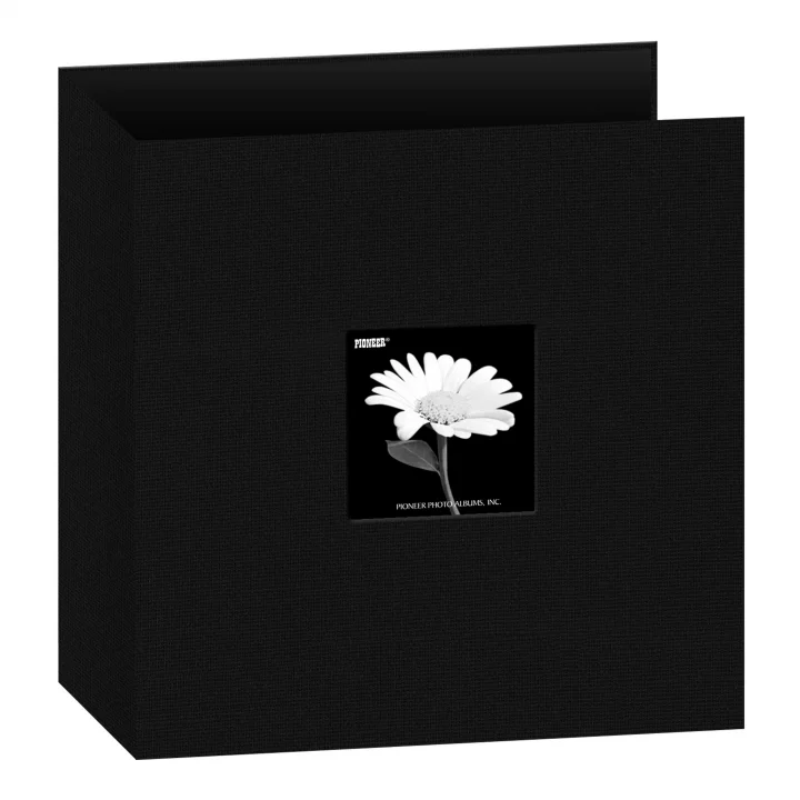 3-Ring Fabric 8.5X11-Black -T811CBF-BK