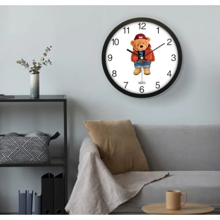 30 Cm Gerçek Cam Sessiz Mekanizma Duvar Saati