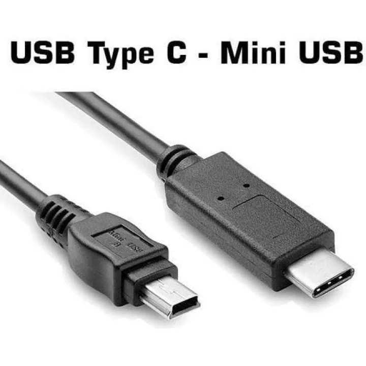30 cm Typec mini usb kablo typec 5 pin kablo mini usb type-c kablo