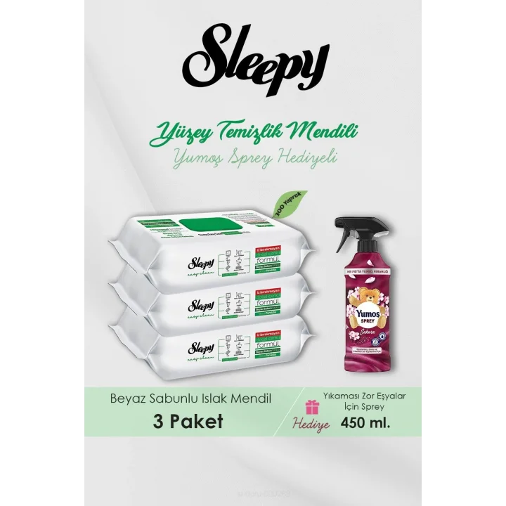 300 Adet Easy Clean Havlu, Sakura Oda Kokusu Hediyeli