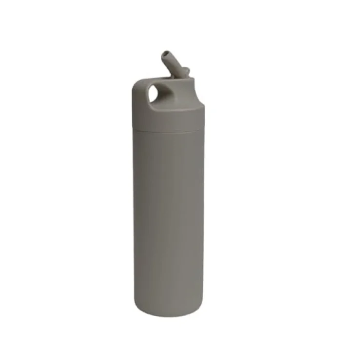 304 L Çelik Gri 500 ml Pipetli Matara Suluk cin414gr