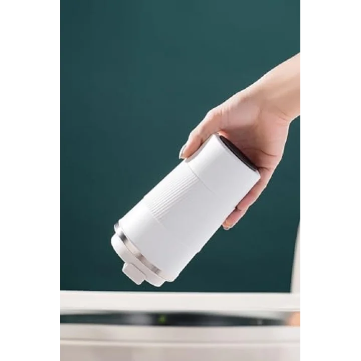 304 L Kilitli Çelik Mat Beyaz 510 ml Kahve Termos Mug cin405by