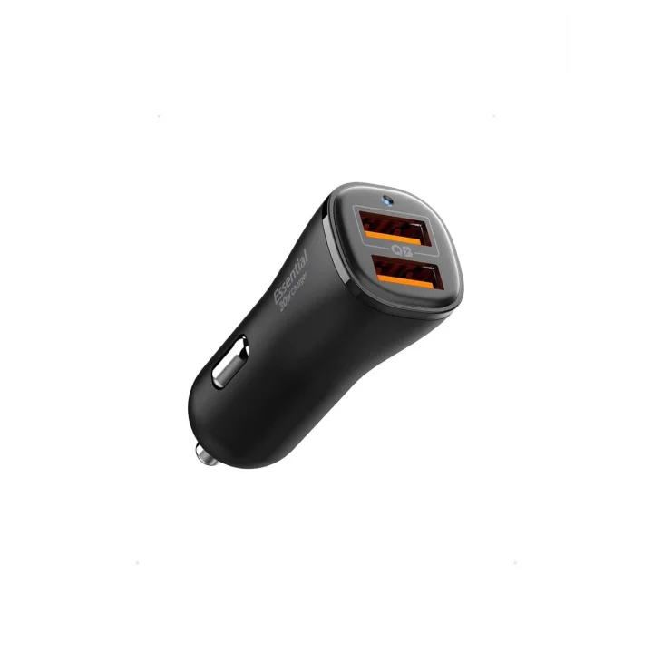 30W USB-A 2 Port Araç içi Hızlı Şarj Aleti 18W + 12W Akım Korumalı Güç Adaptörü Çakmaklık iPhone & Android & iPad Type-C PD EV302 - ACP08700 ( TR Garantili)