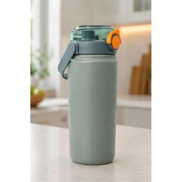 316 L Çelik 1200 ML Vakumlu Soğuk Pipetli Matara Suluk cin413mv-12
