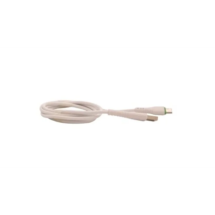 3.1A Type C şarj kablosu, UsbA to Type-C 100 cm, Beyaz