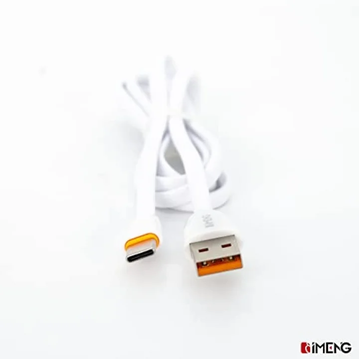 3.1A UsbA to Type-C Data ve Hızlı Şarj Kablosu ML109 Beyaz