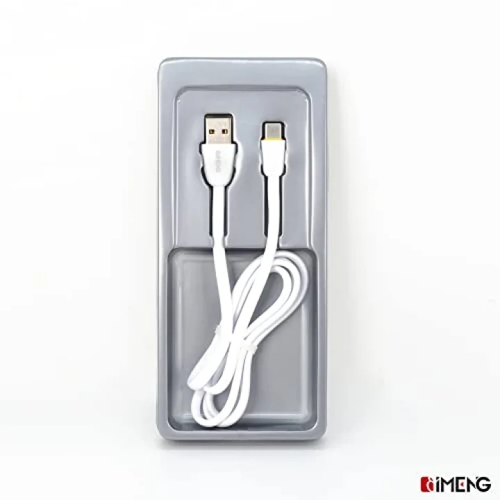 3.1A UsbA to Type-C Data ve Hızlı Şarj Kablosu ML109 Beyaz