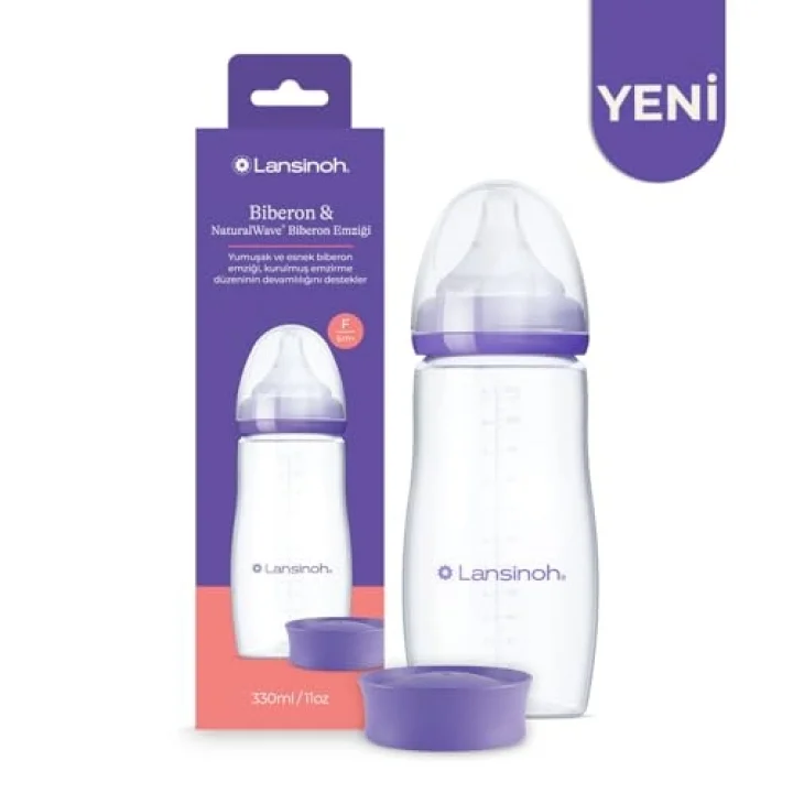 330 ml Biberon ve NaturalWave® Biberon Emziği (6 Ay+)