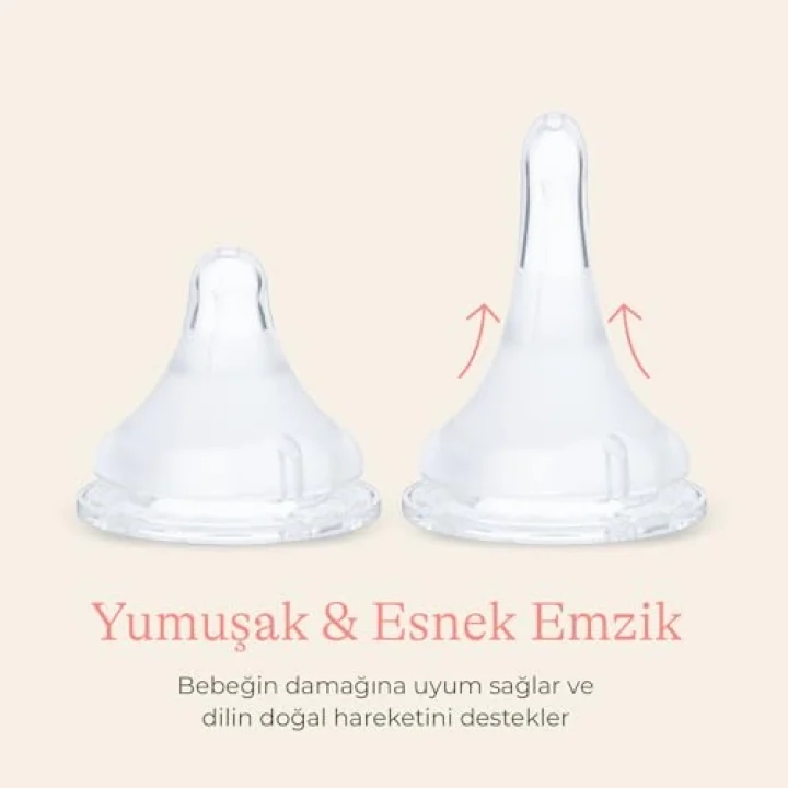 330 ml Biberon ve NaturalWave® Biberon Emziği (6 Ay+)
