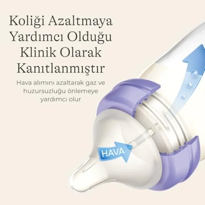 330 ml Biberon ve NaturalWave® Biberon Emziği (6 Ay+)