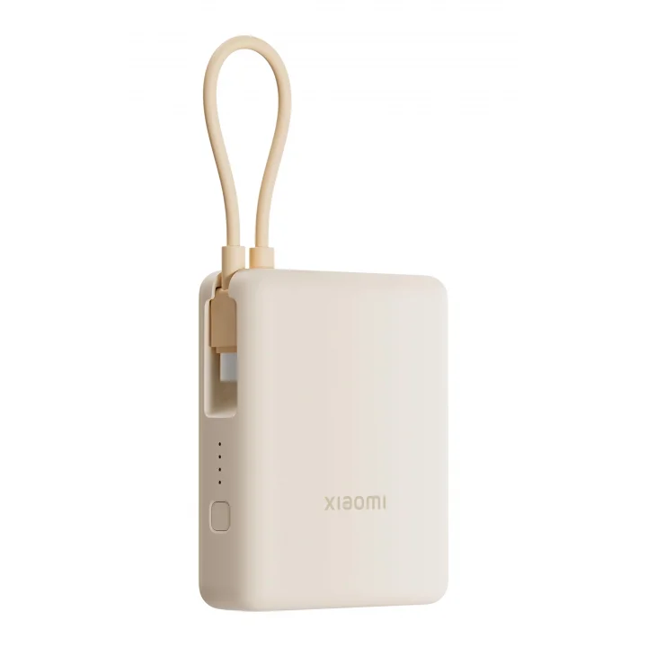 33W Power Bank 10000mAh (Integrated Cable) Tan GL