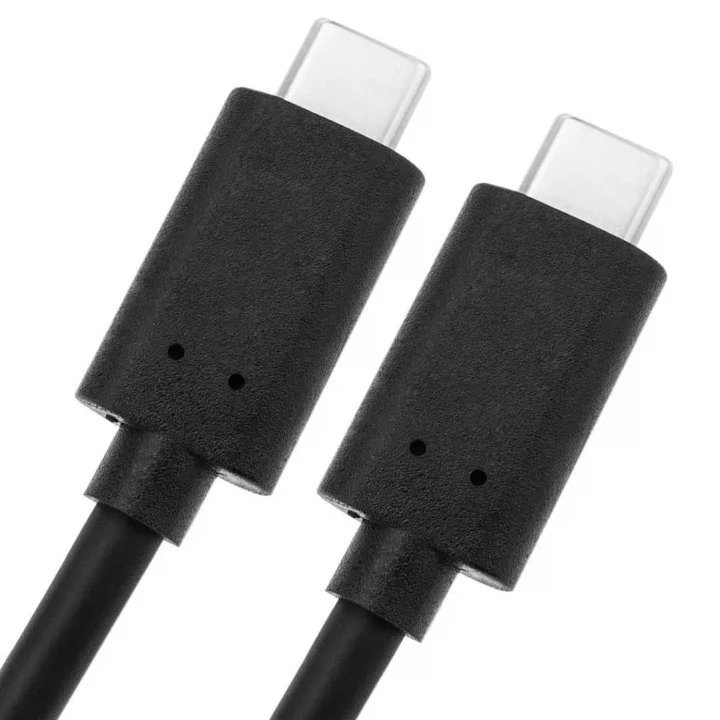 3447 Type C To Type Erkek Erkek Data Şarj Kablosu USB 3.1 Tip-C bağlantı noktası Ters Çevrilebilir takmak için doğru yön bulmaya gerek yok Aktarım hız USB 3.0/2.0 4ten daha hızlı (0,50 Metre)